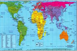 Image result for Moderate Scale World Map