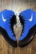 Image result for Black and Blue Nike Wrestling Shoes