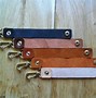 Image result for Genuine Leather Keychain Strap