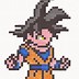 Image result for Pixel Dragon Ball Z Characters Sheet