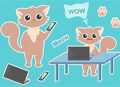 Image result for Cat Mirrror Phone