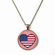 Image result for American Flag Heart Berloque