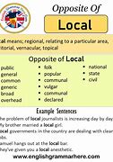Image result for What Is the Meaning of Local