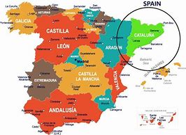 Image result for Map of Spanish Provinces