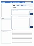 Image result for Blank Facebook Profile Page Template