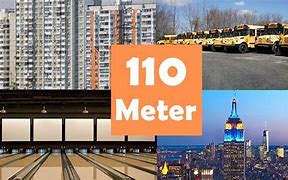 Image result for What Is 110 Meters