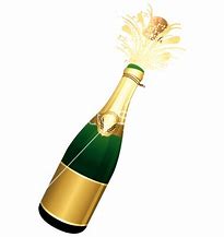 Image result for New Year's Champagne Bottle Clip Art