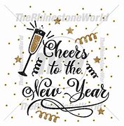 Image result for Chhers to the New Year Clip Art