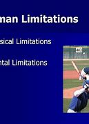 Image result for physical limitations example