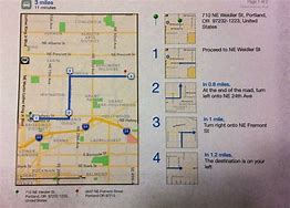 Image result for Printable Driving Directions
