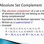 Image result for Relative Complement