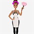 Image result for Cartoon Cleaning Lady with Black Background
