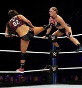 Image result for WWE Raw Ronda Rousey vs Nikki Bella