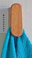 Image result for Wooden Towel Holder with Marble