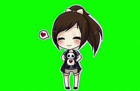 Image result for Cute Cartoon Girl Panda