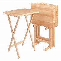 Image result for Wood Snack Table