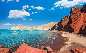 Image result for Santorini Greece Beeches