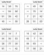 Image result for Lucky 7 Cards