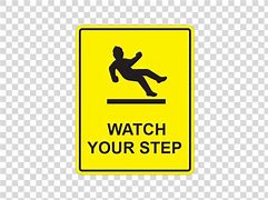 Image result for Watch Your Step Symbol