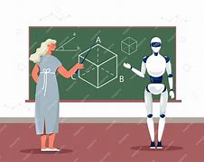 Image result for Robot Teaching Cartoon