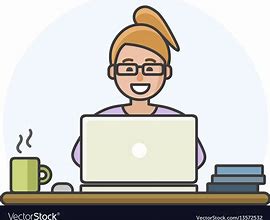 Image result for Working On Computer Cartoon