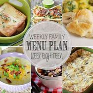 Image result for Simple Meal Plans for Families