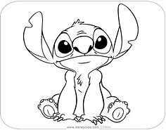 Image result for Stitch Baby Line Art