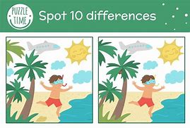 Image result for Beach Find 5 Differences
