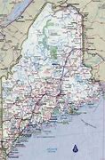 Image result for Maine Road Map Detailed