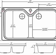 Image result for Standard Double Kitchen Sink Size
