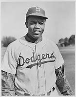 Image result for Jackie Robinson First MLB Game