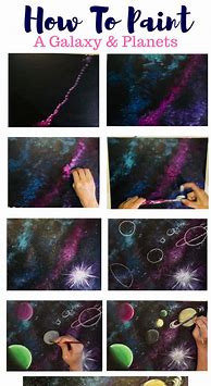 Image result for Galaxy Acrylic Painting for Beginners
