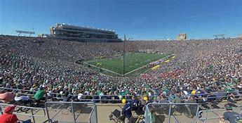 Image result for View From My Seat Notre Dame Stadium
