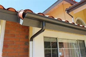 Image result for 6 Inch Half Round Aluminum Gutters