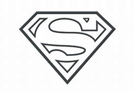 Image result for Superman Sign Black and White