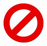 Image result for No Sign Logo