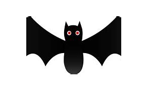 Image result for Bat Black and White Outline