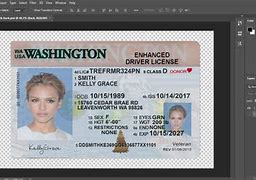 Image result for Washington Driver License ID Template Free
