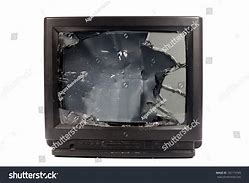 Image result for Old Broken TV Screen