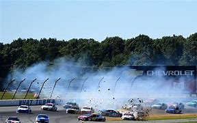 Image result for Pocono Raceway NASCAR Crashes 2018