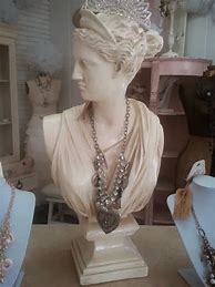 Image result for Resin Antique Victorian Head Bust Jewelry Table Display