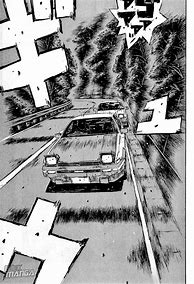 Image result for Initial D Manga Panels