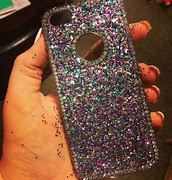 Image result for Purple Glitter Phone Case