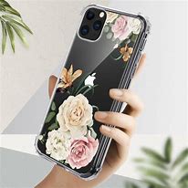 Image result for Amazon iPhone 11 Cases Clear Pink Flowers