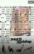 Image result for Printable 30-Day Standing AB Challenge