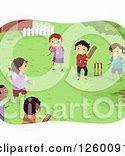 Image result for Kids Playing Cricket Cartoon