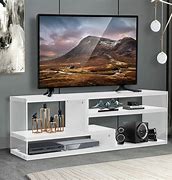 Image result for TV Stand Modern White Wood