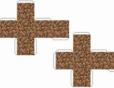 Image result for Minecraft Papercraft Dirt Block