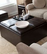 Image result for Coffee Table Ottoman Combination