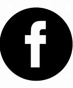 Image result for Facebook Icon Black Circle